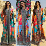 AB451 Printed Jalabiya