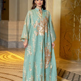 Special offer Women's Golden Bead Embroidered Jalabiya AB056