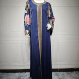 AB415 Embroidered Sequin Jalabiya