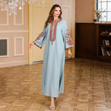 OrientC Rope Embroidered Robe Abaya SMT076