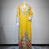 AB463 Printed Jalabiya