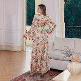 OrientC Printed Abaya SMT149