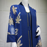 AB481 Embroidered Two-Piece Jalabiya