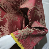 AB489 Jacquard Embroidery Rhinestone Jalabiya