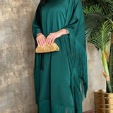 Special offer Women's Bat Sleeve Tassel Kaftan MQ055