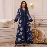 AB481 Embroidered Two-Piece Jalabiya